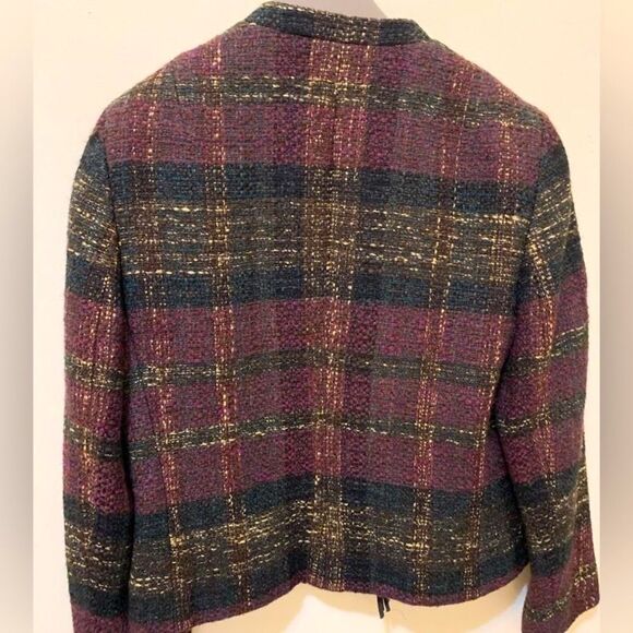 Akris punto evening blazzer jacket size 10 , like new condition - Picture 7 of 10